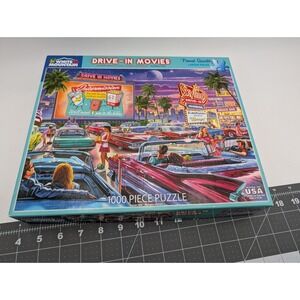 White Mountain Jigsaw Puzzle Drive In Movies 1000 Pcs Complete 2020